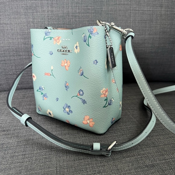 Coach Handbags - NWT COACH MYST FLORAL SMALL TWIN BUCKET CROSSBODY SHOULDER BAG